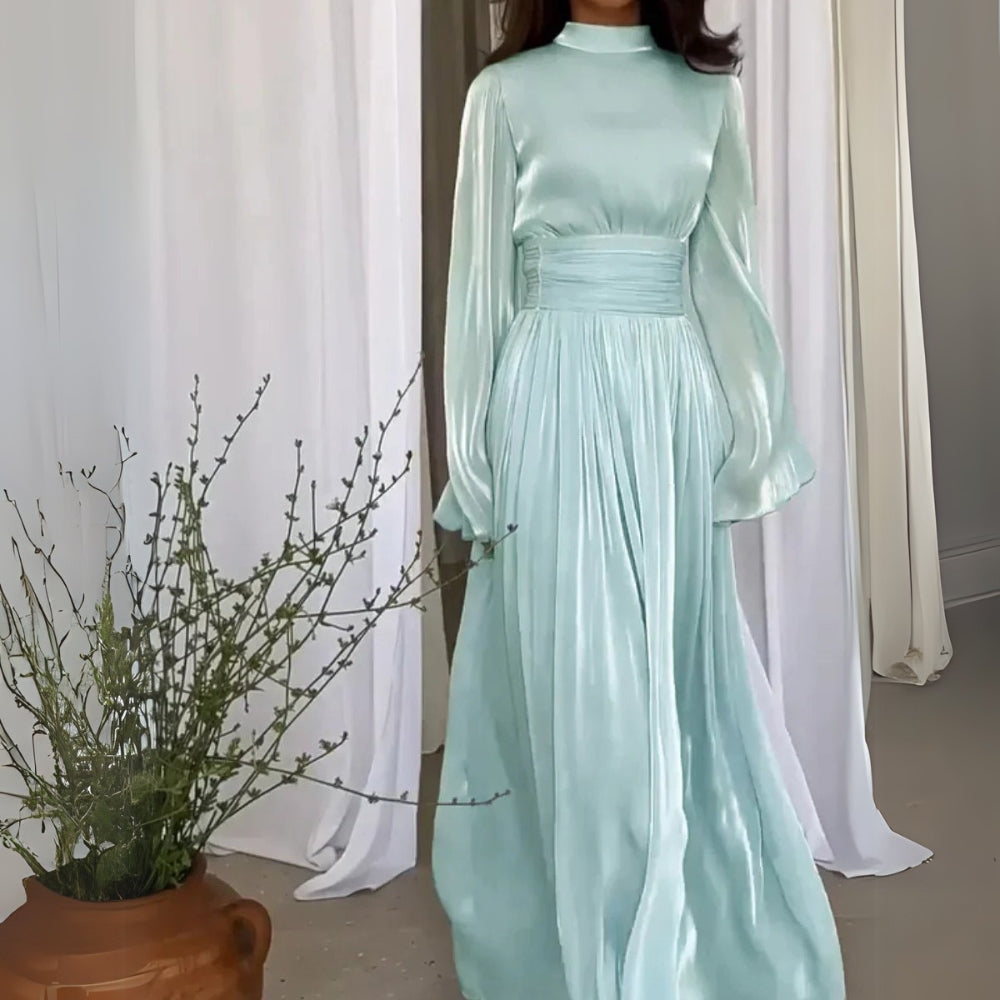 Robe Chic Manches Longues taille haute