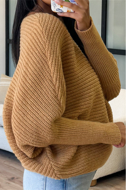 Pull Femme Col Rond Doux et Confortable