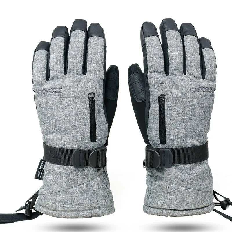 Gants Ski Homme Isolés et Étanches pour Sports d'Hiver