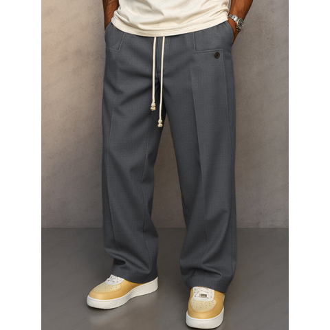 Pantalon homme casual taille large