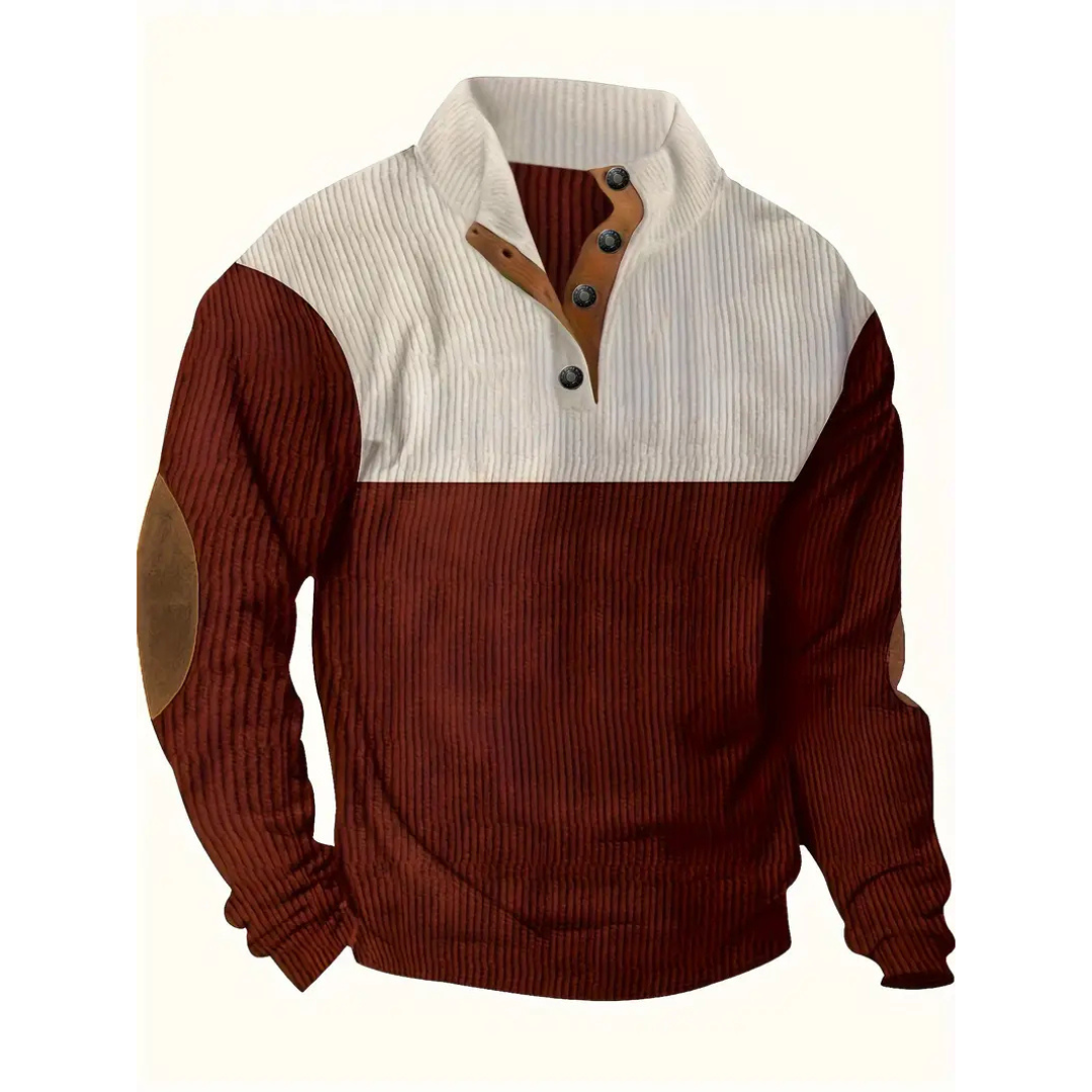 Pull Col Montant Homme Chaud Hivernal