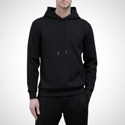 Blouson Homme Décontracté avec Capuche et Fermeture Éclair