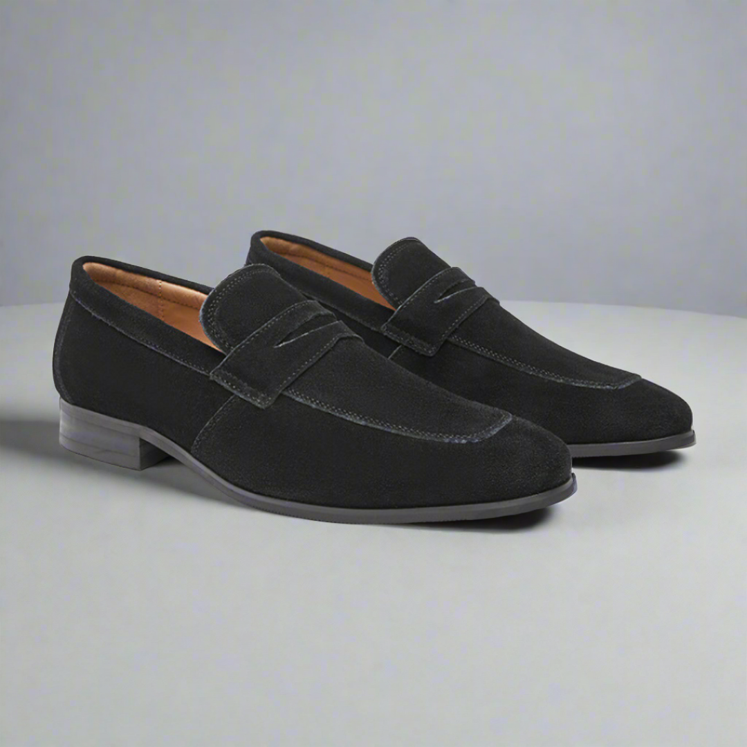 Chaussures Loafers Homme Cuir Noir Élégant - BerlinGlamour