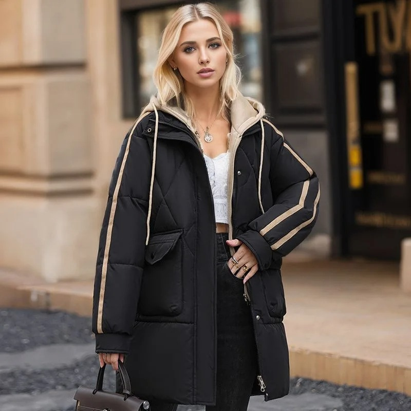 Manteau de Fourrure Élégant et Chaud
