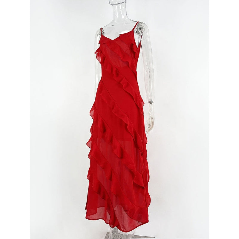 Robe Été Sans Manches en Dentelle