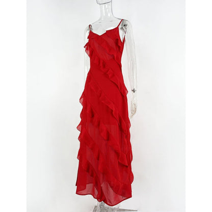 Robe Été Sans Manches en Dentelle