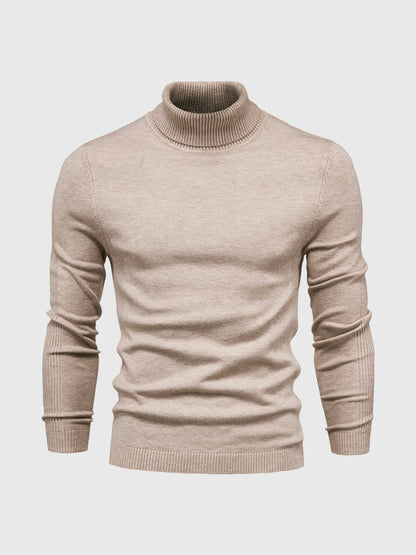 Pull à Col Roulé Homme Lavable