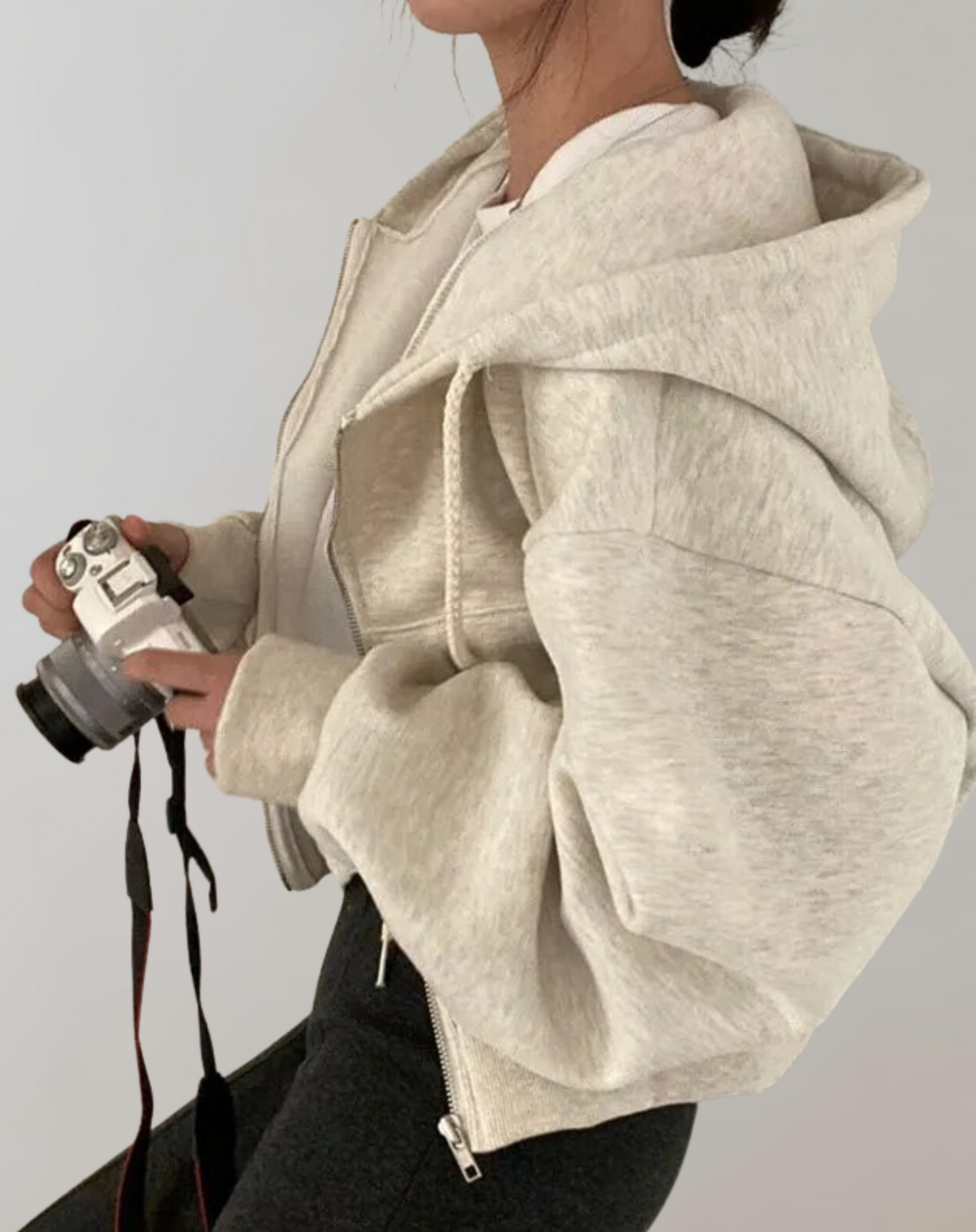 Sweat à Capuche Femme Taille Adjustables - PanierRoyale