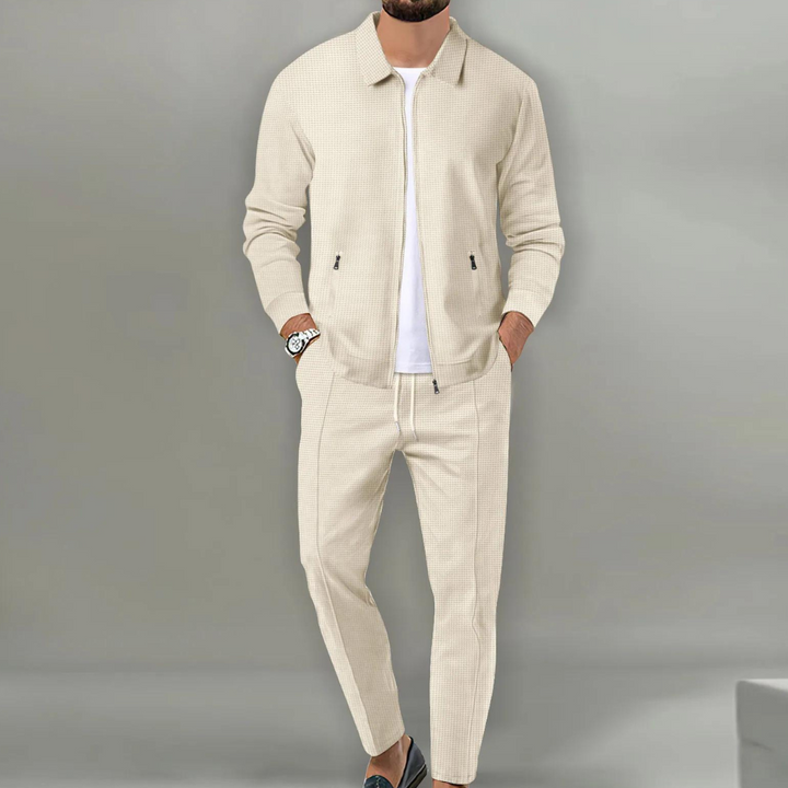 Costume Homme 2 Pièces Slim Fit avec Veste et Pantalon Étroit - BerlinGlamour