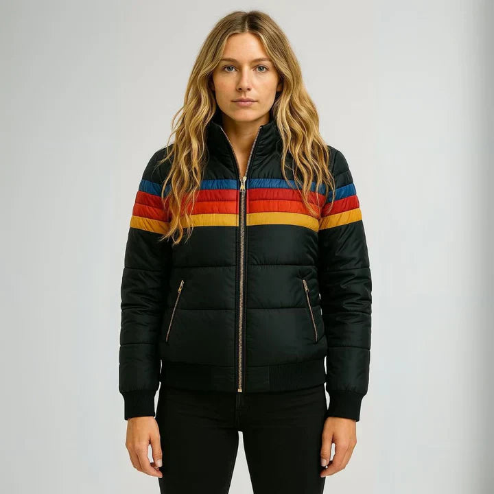 Manteau Femme Hiver Épais avec Capuche et Fermeture Éclair