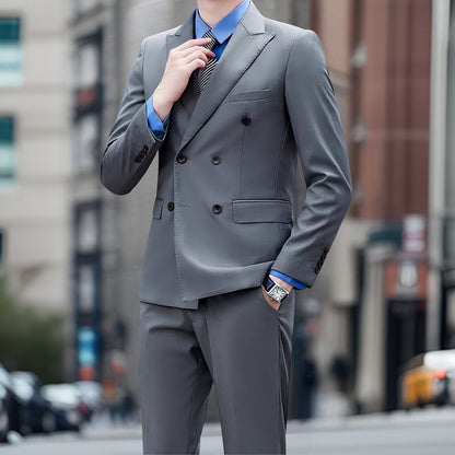 Costume Mariage Homme Slim Fit 2 Pièces Été