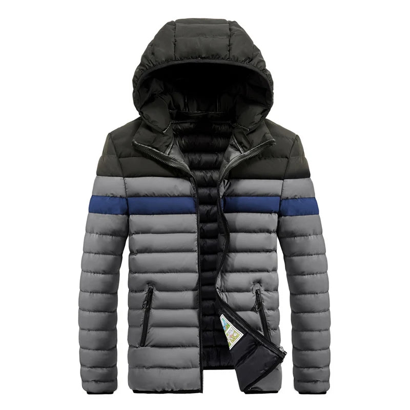 Doudoune Homme Hiver Chaud avec Capuche
