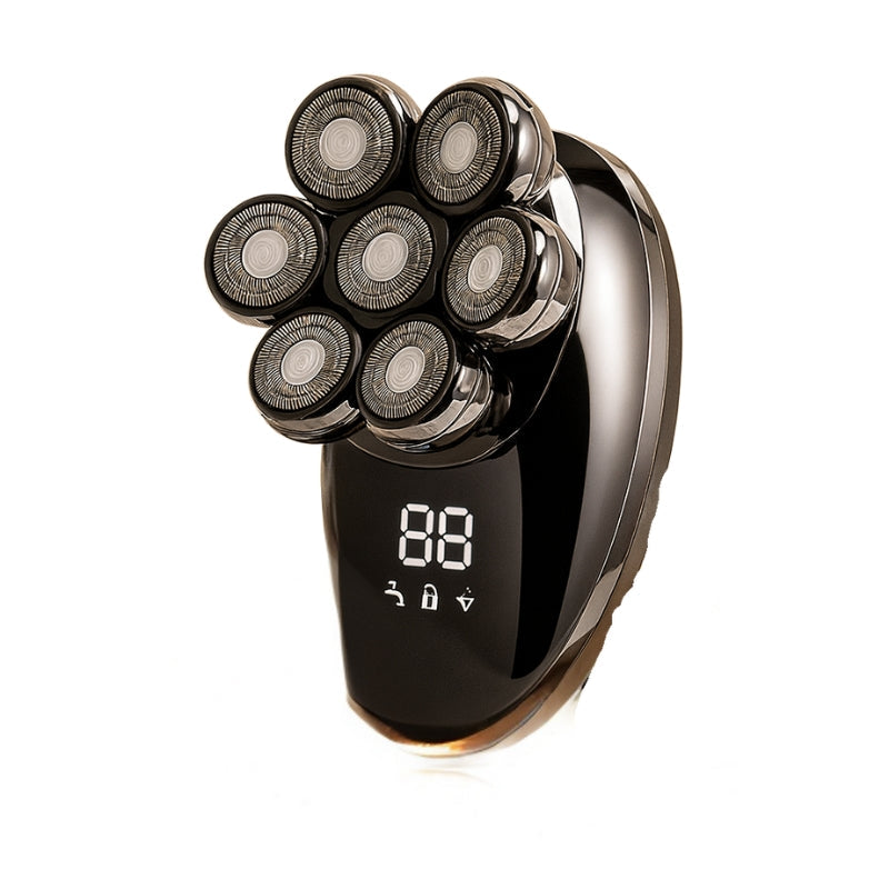 Rasoir Électrique Rechargeable avec Affichage LED