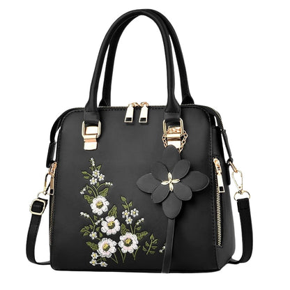 Sac à Main Floral avec Bretelle Réglable