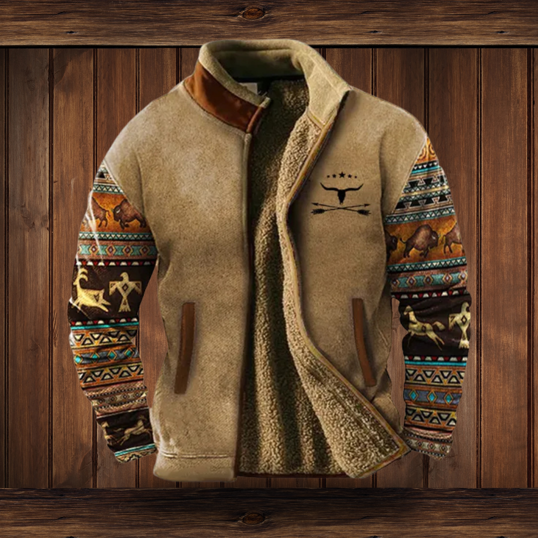 Veste Hiver Écologique Doublée Polaire Chaud Beige - PanierRoyale