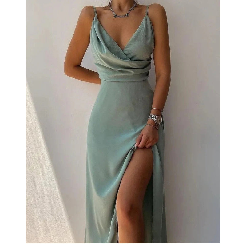 Robe de Soirée Chic Décolletée Col en V