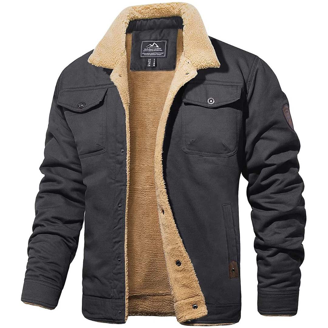 Veste aviateur épaisse et chaude pour hommes