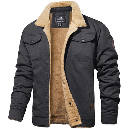 Veste aviateur épaisse et chaude pour hommes