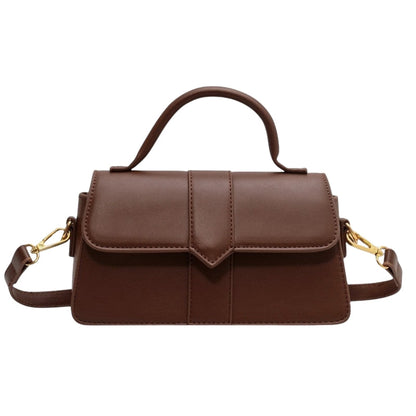 Sac à Main Design en Cuir avec Bélière Métallique