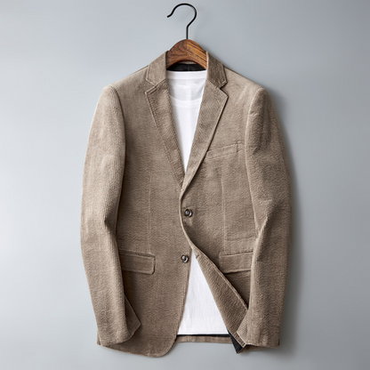 Blazer Homme Slim Fit Noir Élégant