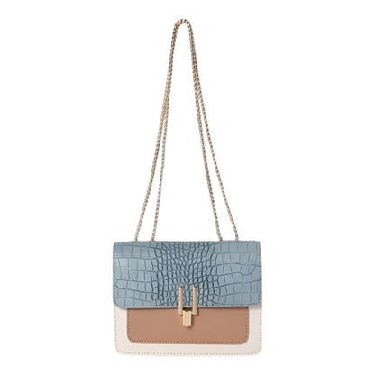 Sac à Main Chic en Cuir avec Chaînes Métallisées