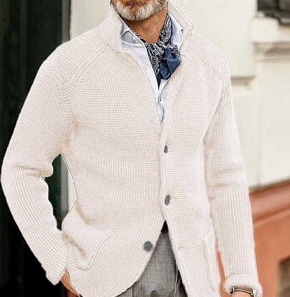 Blazer Homme Élégant col chemisé manches longues