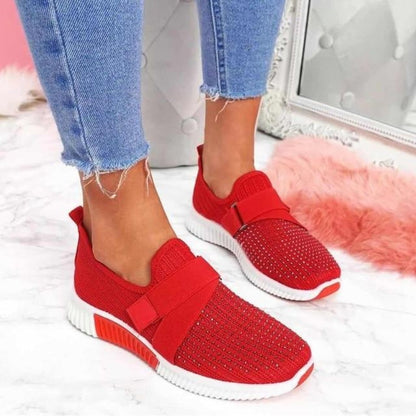 Baskets Femmes Mode à Lacets Élastiques