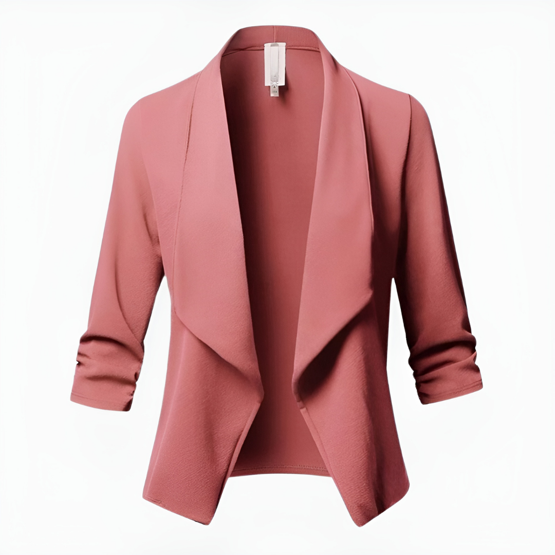 Blazer Féminin Manches Longues avec Fermeture Éclair pour Femme - PanierRoyale