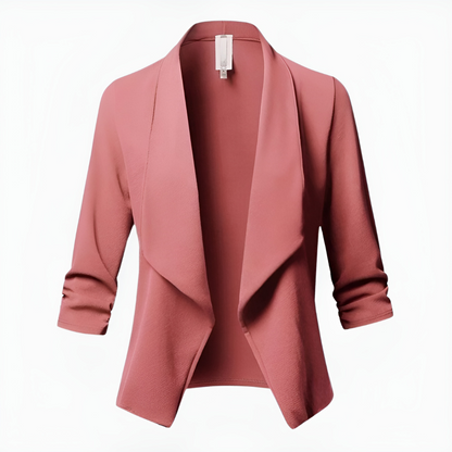 Blazer Féminin Manches Longues avec Fermeture Éclair pour Femme - PanierRoyale