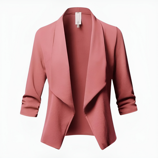 Blazer Féminin Manches Longues avec Fermeture Éclair pour Femme - PanierRoyale
