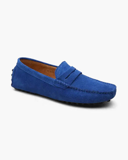 Mocassin Homme Cuir Velours Confortable