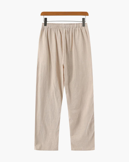 Pantalon Lin Homme Élastique pour Été