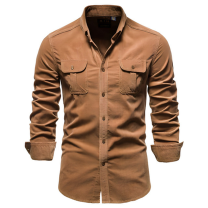 Chemise Homme Manches Longues Classique et Confortable