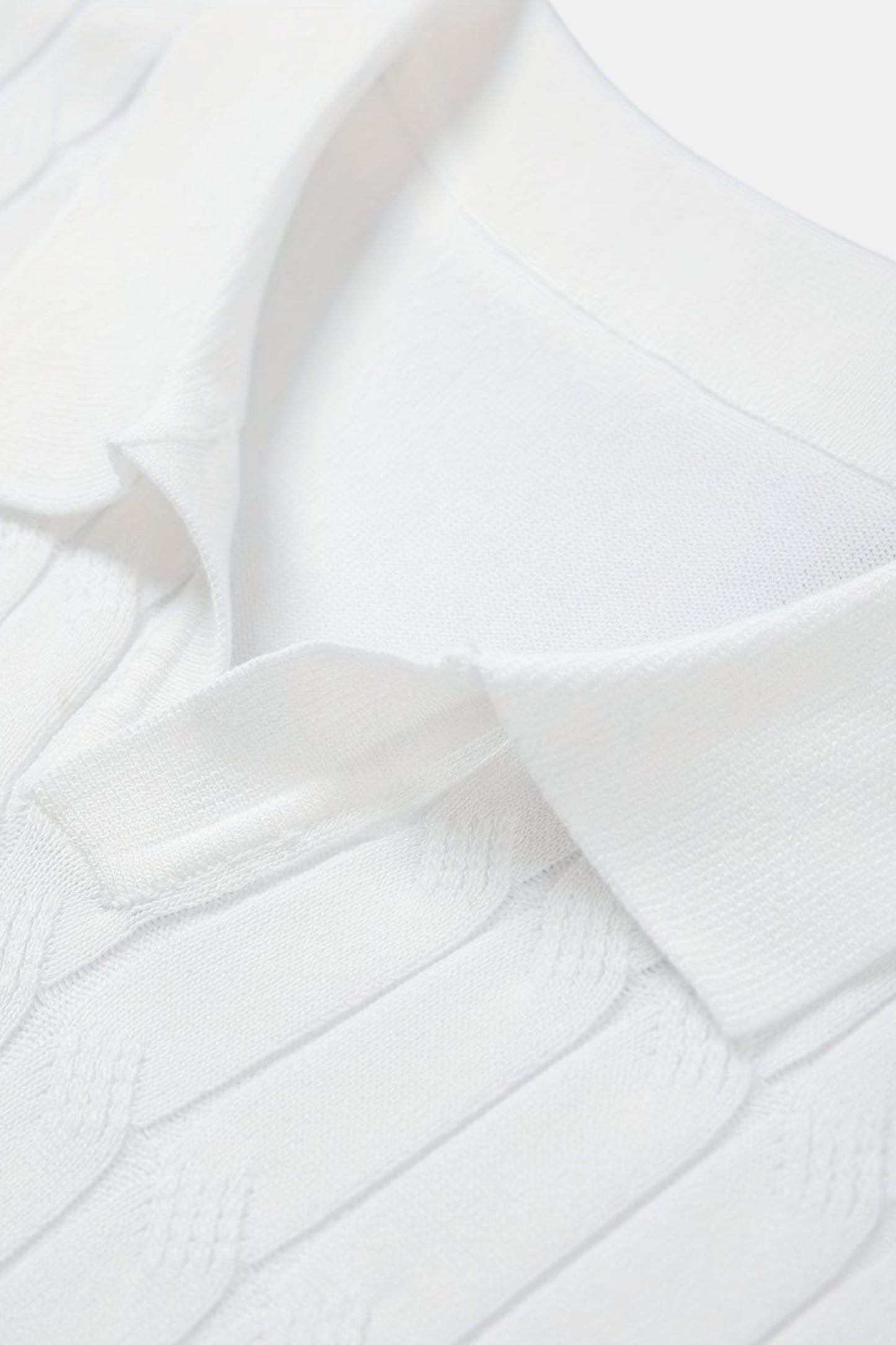 Chemise Polo Homme Blanche Classique Élégante