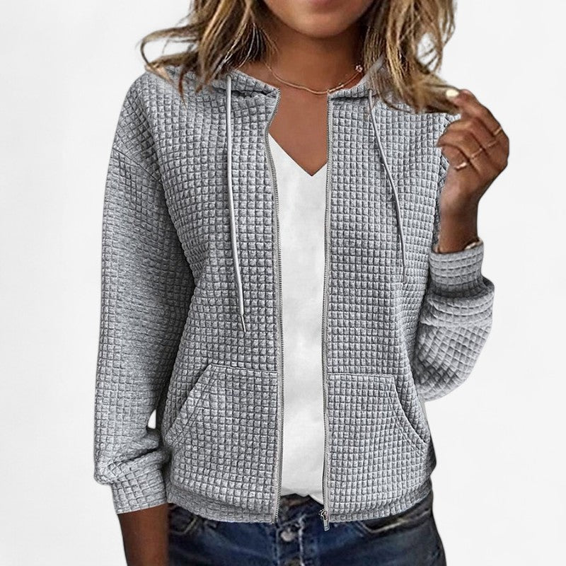 Veste femme longue imperméable à capuche - PanierRoyale