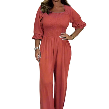 Robe Élégante Manches Longues Femme Chic