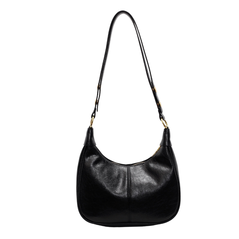Sac à Main Femme avec Fermeture Éclair et Sangle Adjustable - PanierRoyale