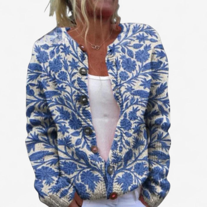 Cardigan Féminin Manches Longues à Boutons