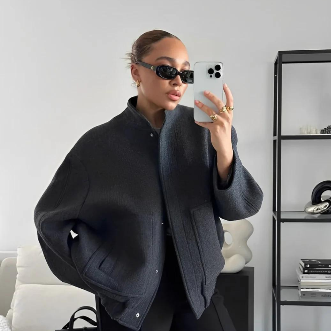 Veste Bomber Femme Élégante et Douce