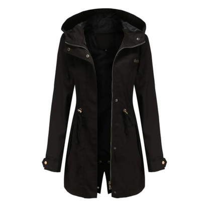 Manteau femme hiver chaud et imperméable à capuche