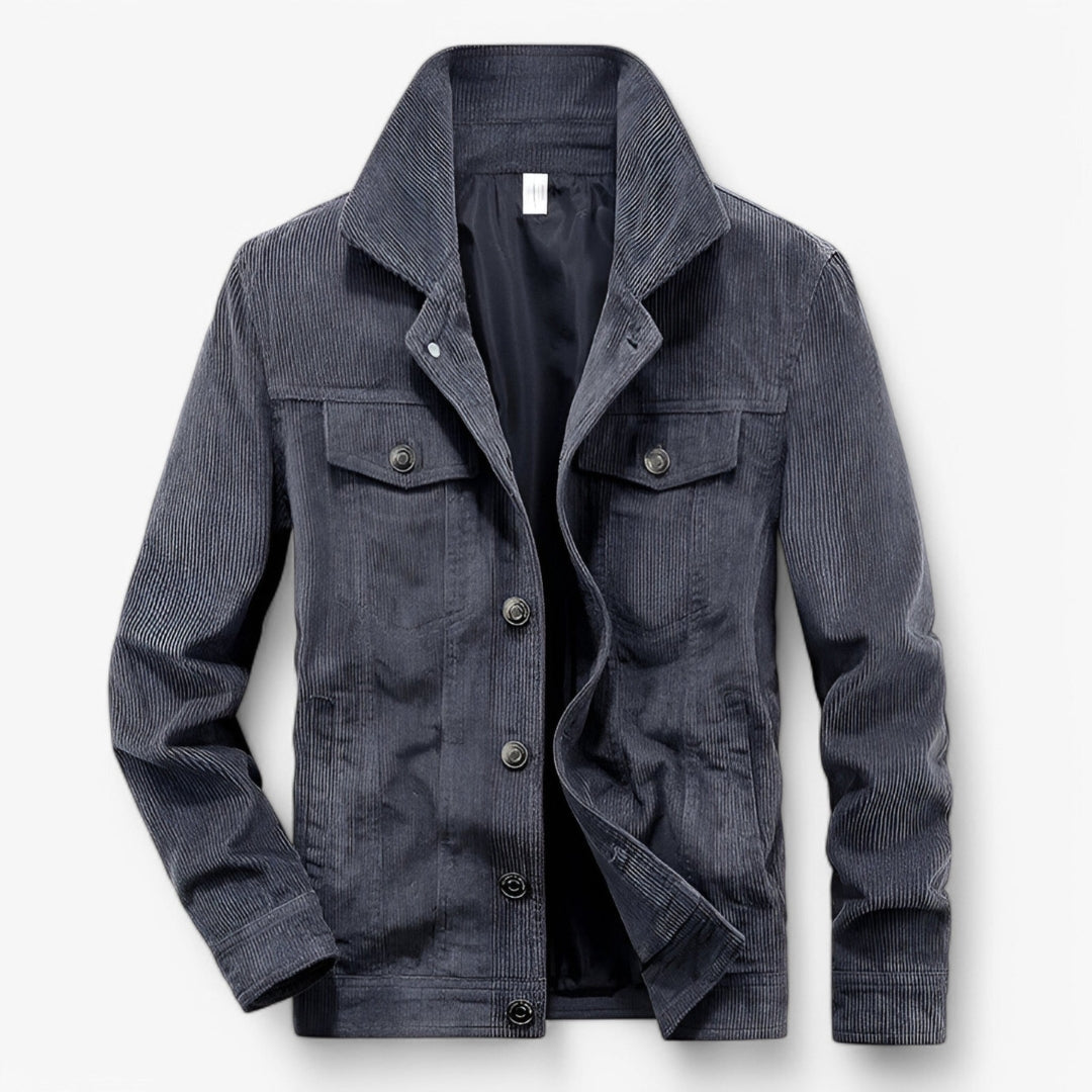 Veste Velours Femme Élégante avec Poches et Fermeture Boutons