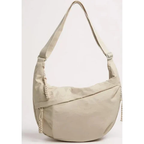 Sac banane Femme Nylon côtelé Bandoulière réglable