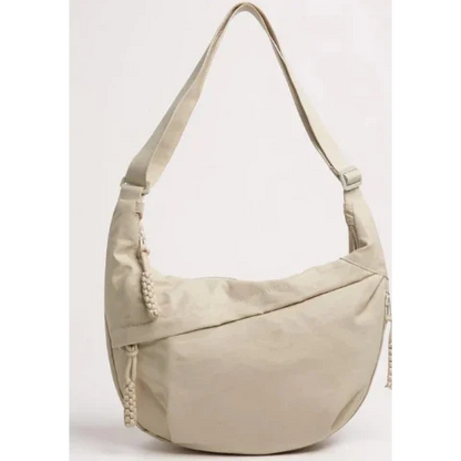 Sac banane Femme Nylon côtelé Bandoulière réglable