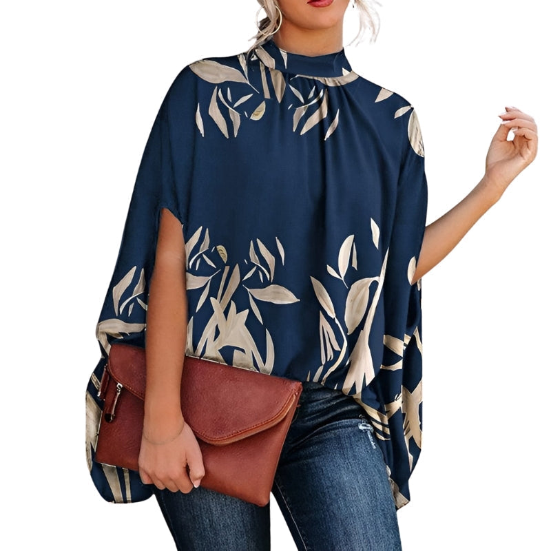Blouse Féminine Élégante à Manches Volantes
