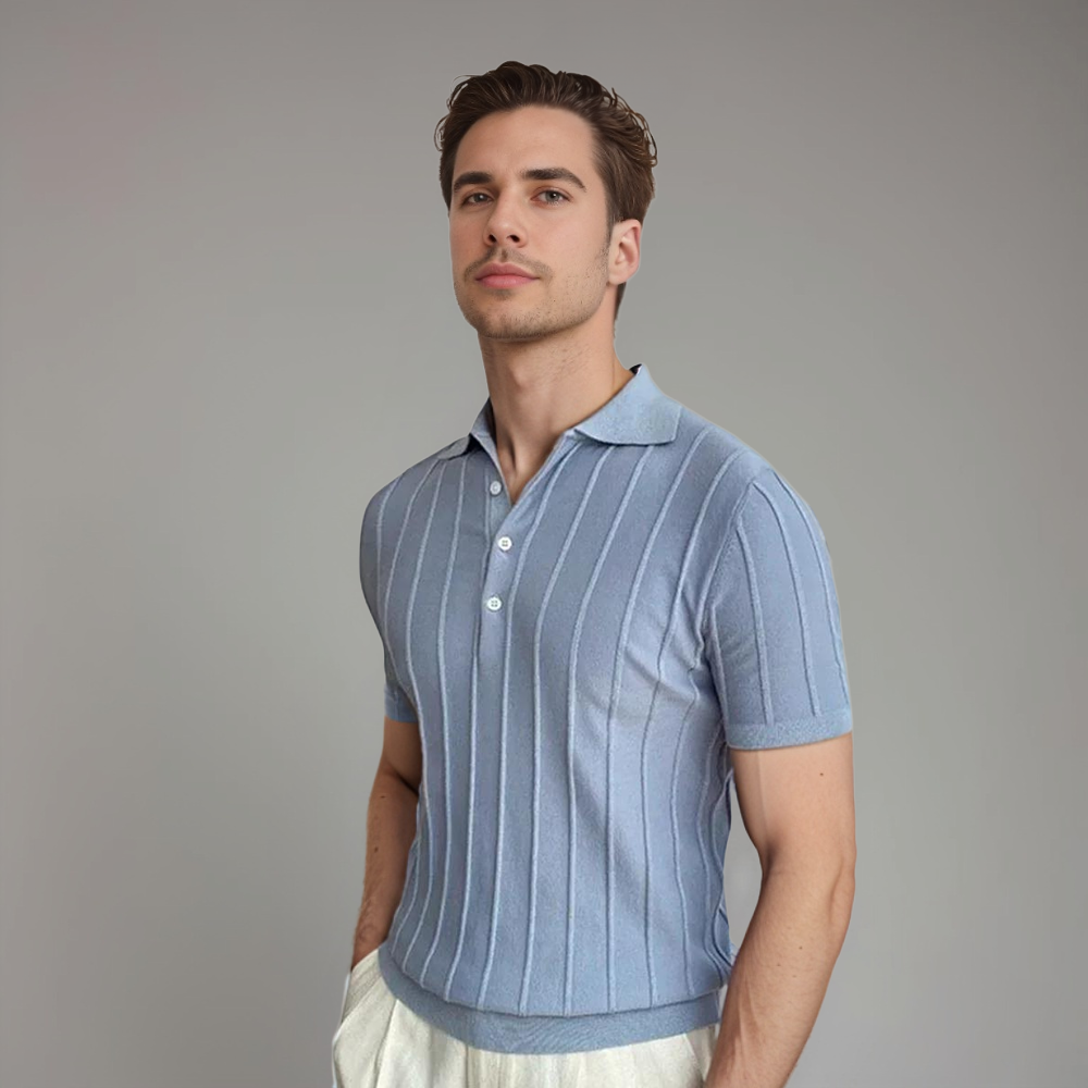 Polo Homme Classique Coton Décontracté - BerlinGlamour