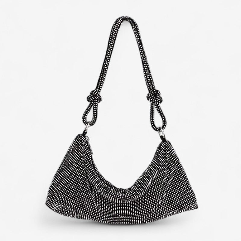 Sac à main femme grande capacité avec poignée et strass