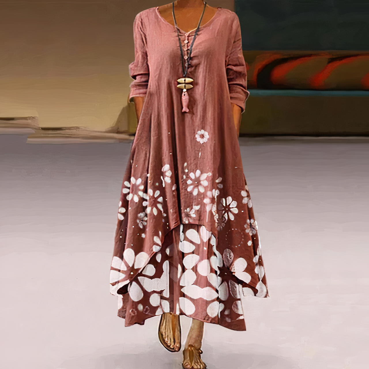 Robe Femme Coton Biologique Élégante et Douce