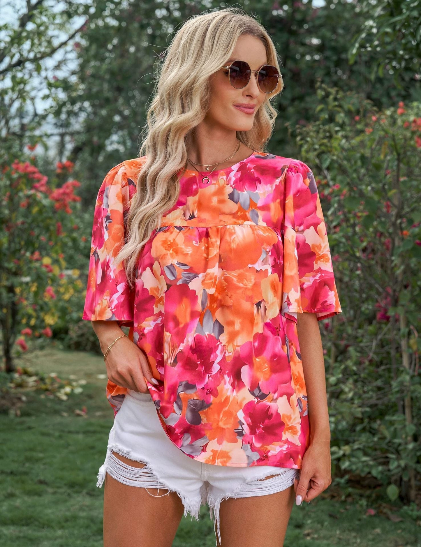 Chemisier Femme à Fleurs Chic et Féminin