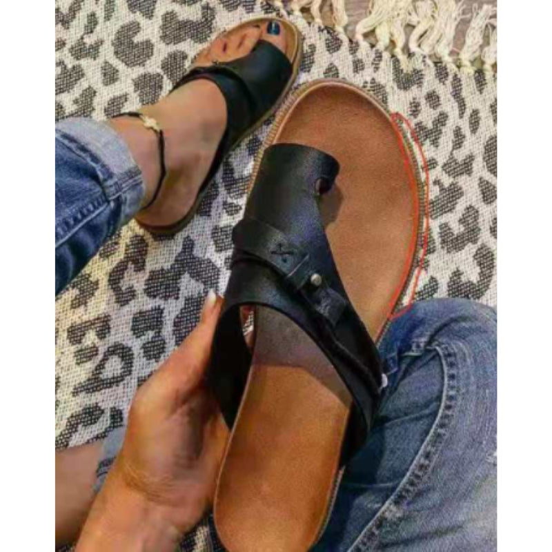 Sandales Talons Hauts à Boucle avec Semelle souple