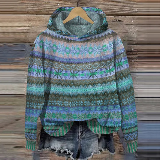 Pull Capuche Femme Hiver Doux et Chaud - PanierRoyale